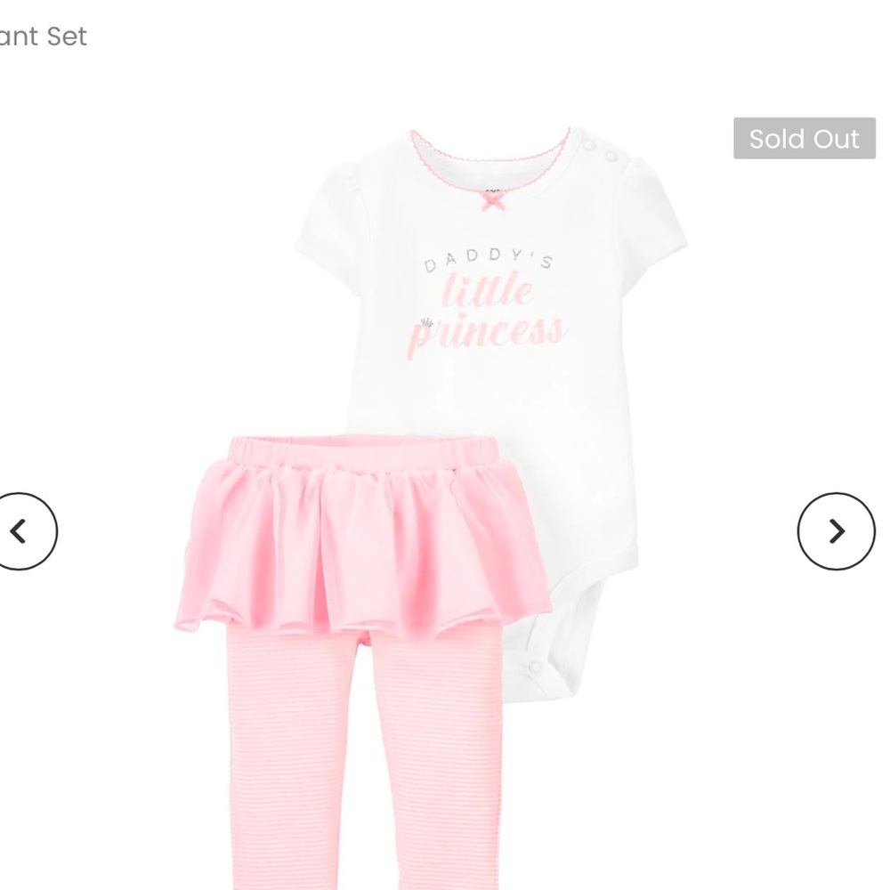 Daddy’s little girl outfit.